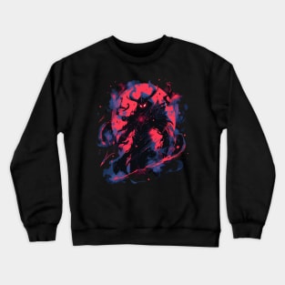 hell warrior - anime style Crewneck Sweatshirt